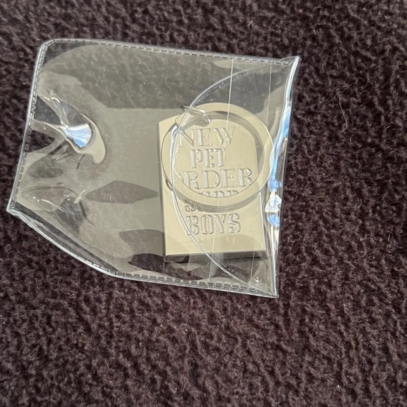 Pet Shop Boys New Order Unity Tour 2022 Official Logo Keychain NWOT Concert Rare - Picture 2 of 12
